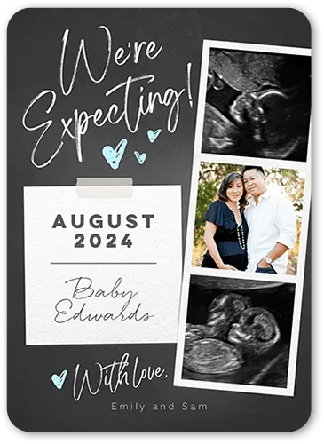 A Little Reminder Pregnancy Announcement
